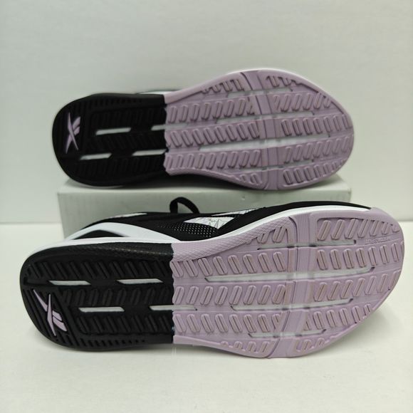 Reebok Women's Nanoflex TR 2.0 Cross Trainer, Black/White/Purple Oasis Size 9 - Picture 2 of 5